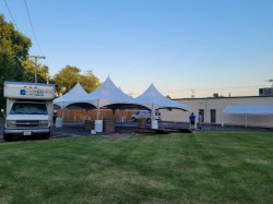 40x40 High Peak Frame Tent