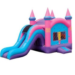 4 in 1 Dual Lane Princess Castle Combo