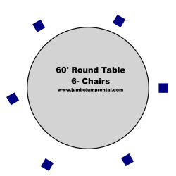 ROUND20620CHAIRS 1753475580 60" Round Table