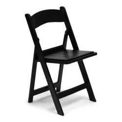 Chair, Black Resin